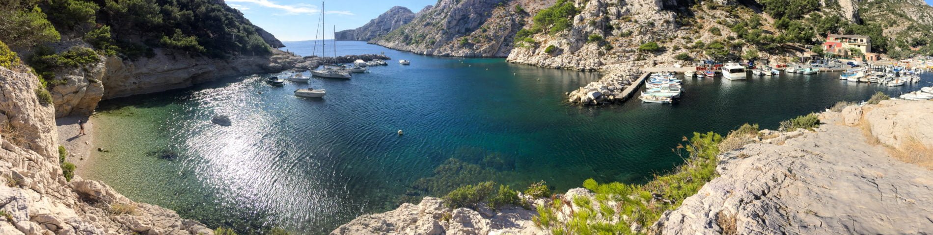 panorama calanques morgiou port