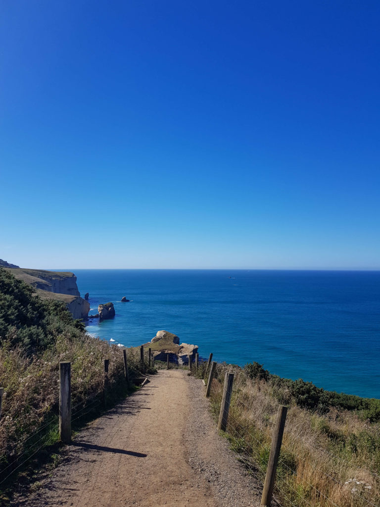 Tunnel beach Nouvelle-Zélande